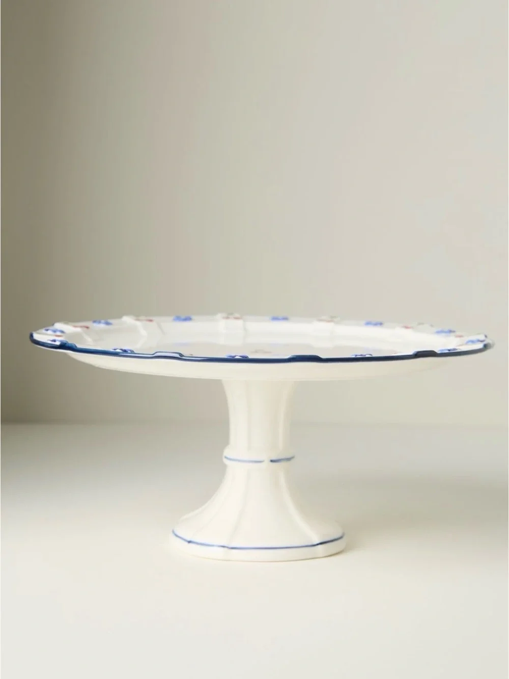 Anthropologie Cake Stand - cherries